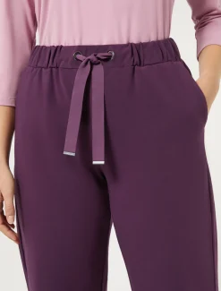 Marina Rinaldi Pantaloni & Jeans | Pantaloni & Jeans*Pantaloni in felpa di cotone stretch VIOLA