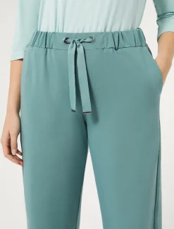 Marina Rinaldi Pantaloni & Jeans | Pantaloni & Jeans*Pantaloni in felpa di cotone stretch VERDESALVIA
