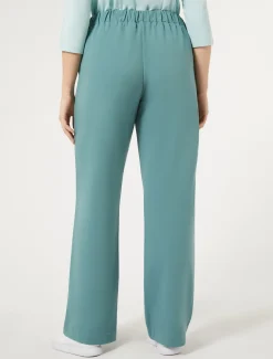 Marina Rinaldi Pantaloni & Jeans | Pantaloni & Jeans*Pantaloni in felpa di cotone stretch VERDESALVIA
