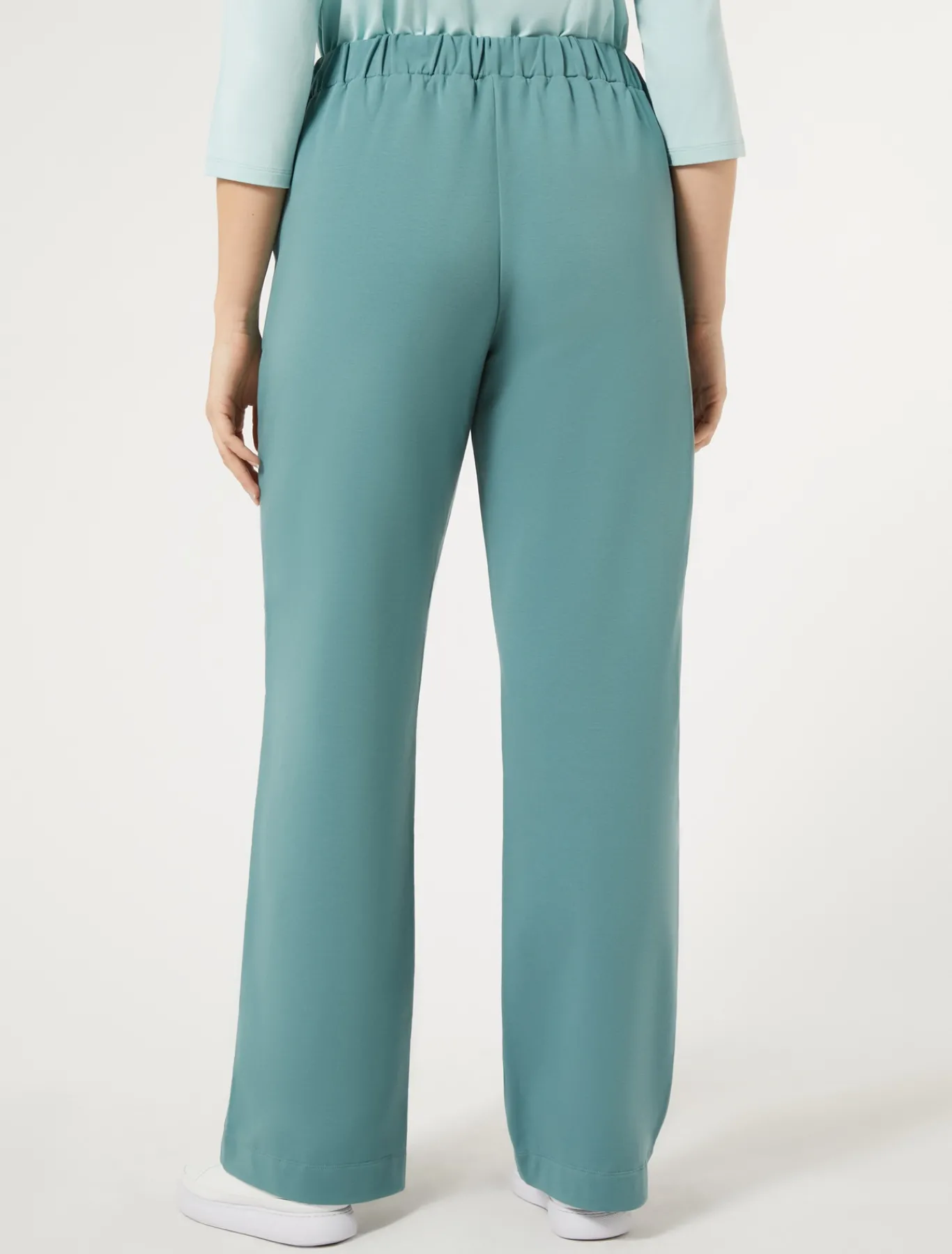 Marina Rinaldi Pantaloni & Jeans | Pantaloni & Jeans*Pantaloni in felpa di cotone stretch VERDESALVIA