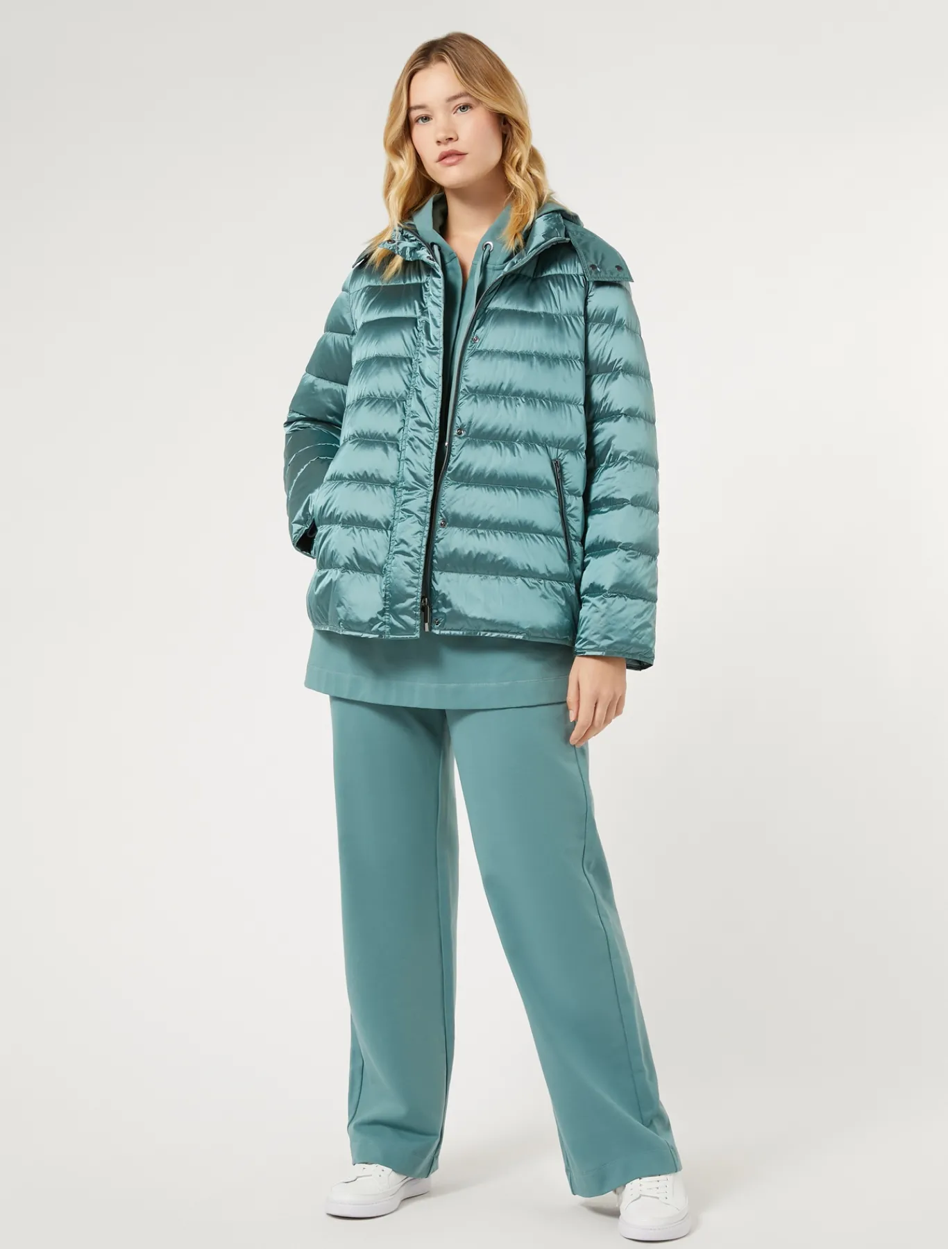 Marina Rinaldi Pantaloni & Jeans | Pantaloni & Jeans*Pantaloni in felpa di cotone stretch VERDESALVIA