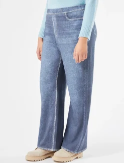 Marina Rinaldi Pantaloni & Jeans | Pantaloni & Jeans*Pantaloni in felpa stampata BLUETTE