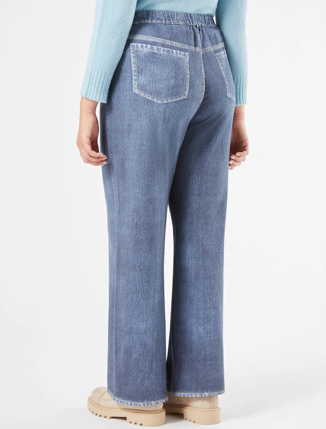 Marina Rinaldi Pantaloni & Jeans | Pantaloni & Jeans*Pantaloni in felpa stampata BLUETTE
