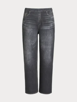 Marina Rinaldi Pantaloni & Jeans | Pantaloni & Jeans*Pantaloni in felpa stampata NERO