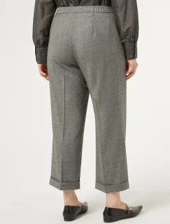 Marina Rinaldi Pantaloni & Jeans | Pantaloni & Jeans*Pantaloni in flanella di lana GRIGIOSCURO