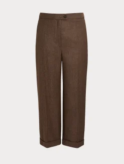 Marina Rinaldi Pantaloni & Jeans | Pantaloni & Jeans*Pantaloni in flanella di lana MARRONE
