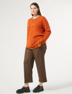 Marina Rinaldi Pantaloni & Jeans | Pantaloni & Jeans*Pantaloni in flanella di lana MARRONE