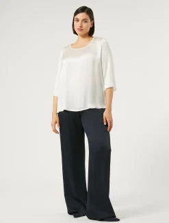 Marina Rinaldi Pantaloni E Gonne | Pantaloni & Jeans*Pantaloni in frisottino lucido BLUNOTTE