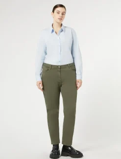 Marina Rinaldi Pantaloni & Jeans | Pantaloni & Jeans*Pantaloni in gabardina VERDEMUSCHIO