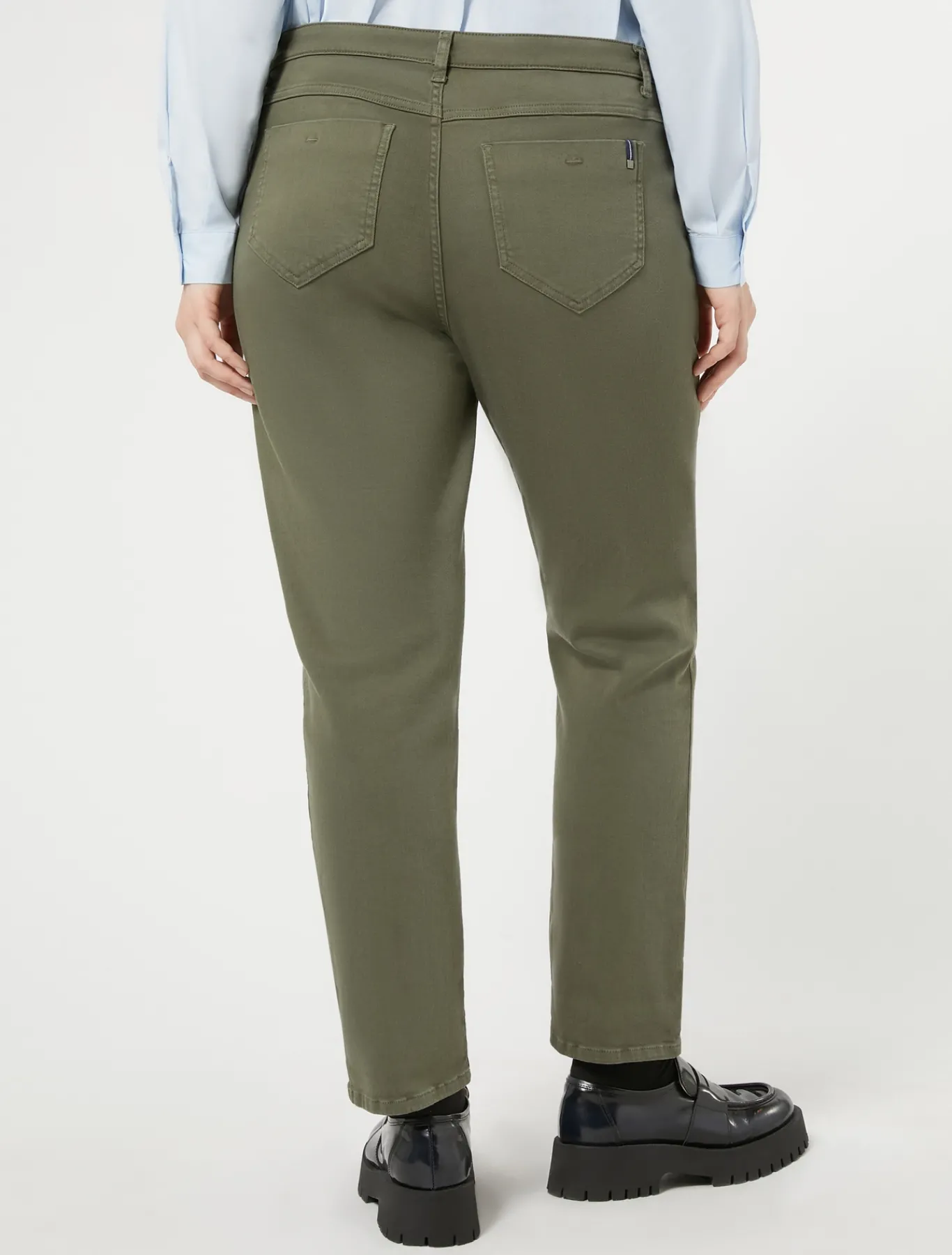 Marina Rinaldi Pantaloni & Jeans | Pantaloni & Jeans*Pantaloni in gabardina VERDEMUSCHIO