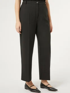 Marina Rinaldi Pantaloni & Jeans | Pantaloni & Jeans*Pantaloni in gabardina di lana NERO