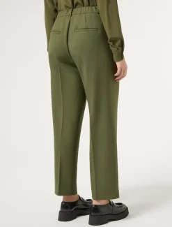 Marina Rinaldi Pantaloni & Jeans | Pantaloni & Jeans*Pantaloni in gabardina di lana VERDE