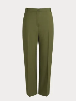 Marina Rinaldi Pantaloni & Jeans | Pantaloni & Jeans*Pantaloni in gabardina di lana VERDE