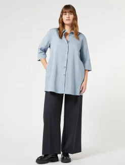 Marina Rinaldi Pantaloni & Jeans | Pantaloni & Jeans*Pantaloni in gabardina fluida BLUNOTTE