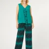 Marina Rinaldi Pantaloni E Gonne | Selezione Elegante*Pantaloni in georgette BLUMARINO