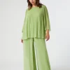 Marina Rinaldi Pantaloni E Gonne | Pantaloni & Jeans*Pantaloni in georgette VERDEOLIVA