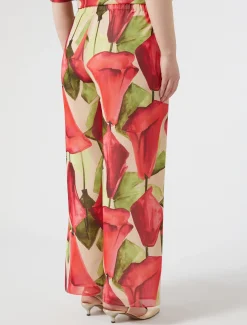 Marina Rinaldi Pantaloni E Gonne | Selezione Elegante*Pantaloni in georgette ROSA