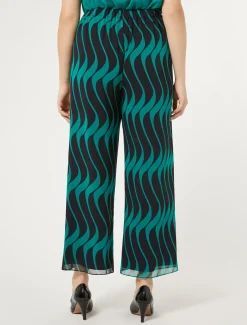Marina Rinaldi Pantaloni E Gonne | Selezione Elegante*Pantaloni in georgette BLUMARINO
