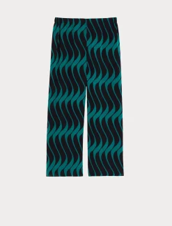 Marina Rinaldi Pantaloni E Gonne | Selezione Elegante*Pantaloni in georgette BLUMARINO
