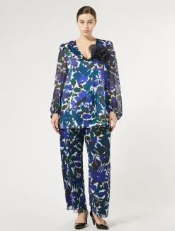Marina Rinaldi Pantaloni E Gonne | Selezione Elegante*Pantaloni in georgette CAFFE`