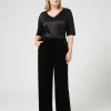 Marina Rinaldi Pantaloni & Jeans | Pantaloni & Jeans*Pantaloni in jersey di velluto NERO