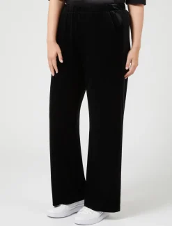 Marina Rinaldi Pantaloni & Jeans | Pantaloni & Jeans*Pantaloni in jersey di velluto NERO