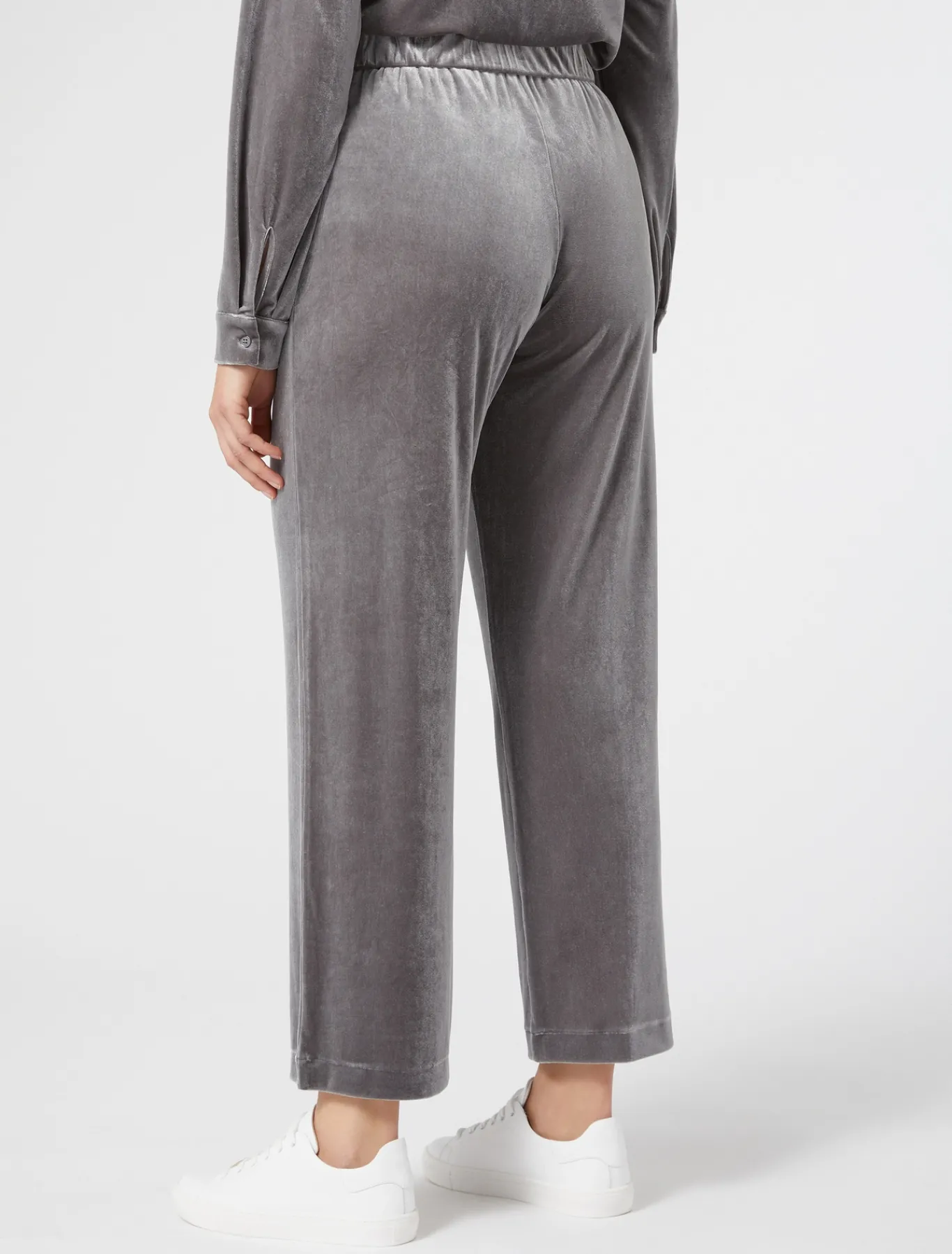 Marina Rinaldi Pantaloni & Jeans | Pantaloni & Jeans*Pantaloni in jersey di velluto GRIGIOSCURO
