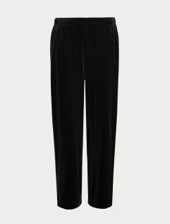 Marina Rinaldi Pantaloni & Jeans | Pantaloni & Jeans*Pantaloni in jersey di velluto NERO