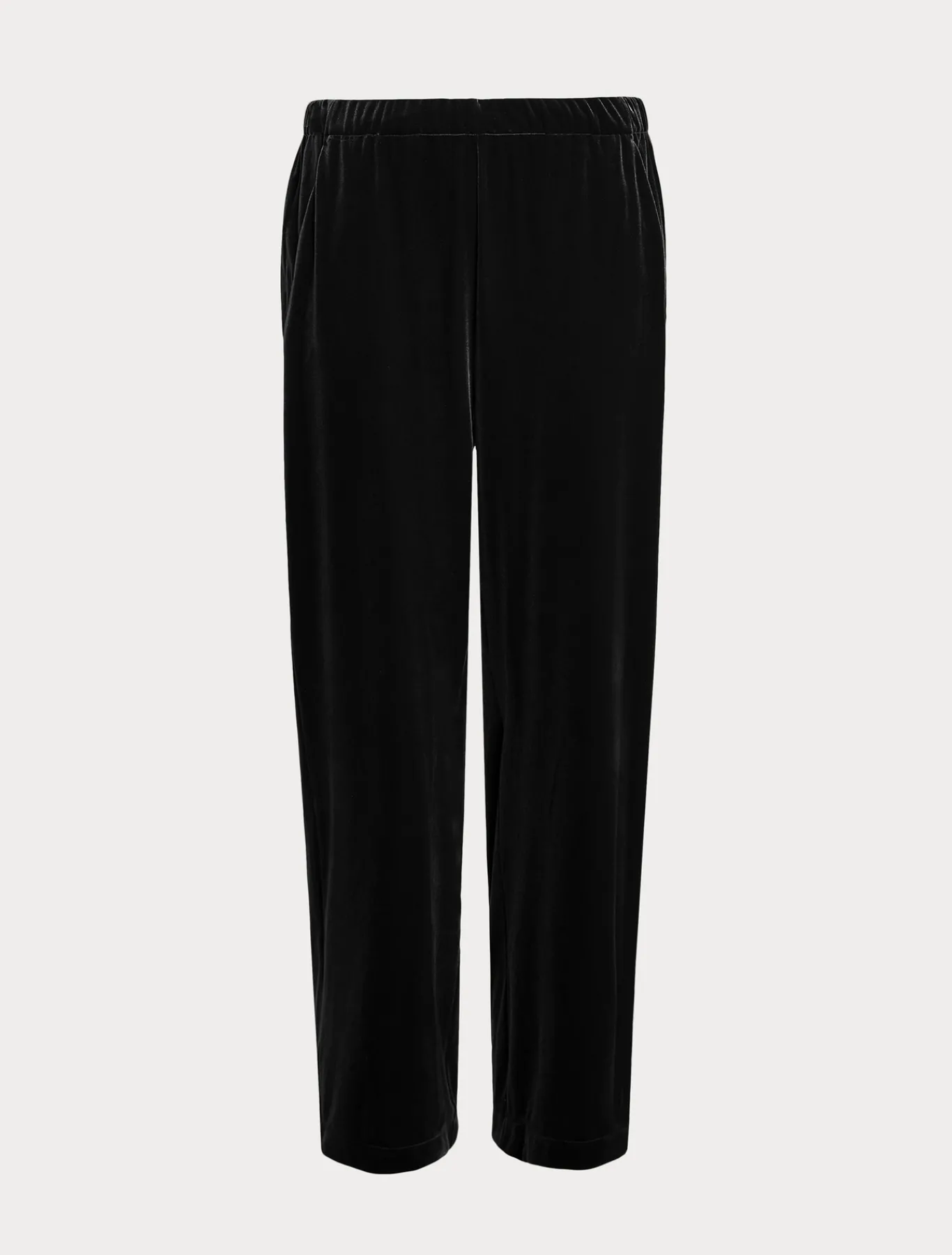 Marina Rinaldi Pantaloni & Jeans | Pantaloni & Jeans*Pantaloni in jersey di velluto NERO