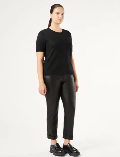 Marina Rinaldi Pantaloni & Jeans | Pantaloni & Jeans*Pantaloni in jersey laminato NERO