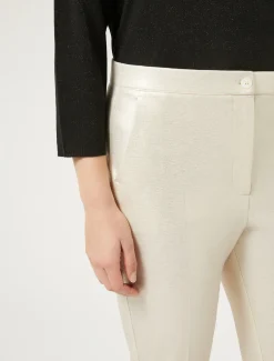 Marina Rinaldi Pantaloni & Jeans | Pantaloni & Jeans*Pantaloni in jersey laminato AVORIO