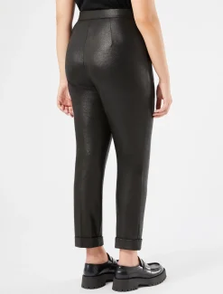 Marina Rinaldi Pantaloni & Jeans | Pantaloni & Jeans*Pantaloni in jersey laminato NERO