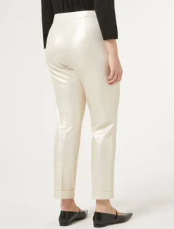 Marina Rinaldi Pantaloni & Jeans | Pantaloni & Jeans*Pantaloni in jersey laminato AVORIO
