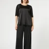 Marina Rinaldi Pantaloni & Jeans | Pantaloni & Jeans*Pantaloni in jersey plissé NERO