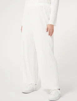 Marina Rinaldi Pantaloni & Jeans | Pantaloni & Jeans*Pantaloni in jersey plissé BIANCO