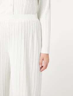 Marina Rinaldi Pantaloni & Jeans | Pantaloni & Jeans*Pantaloni in jersey plissé BIANCO