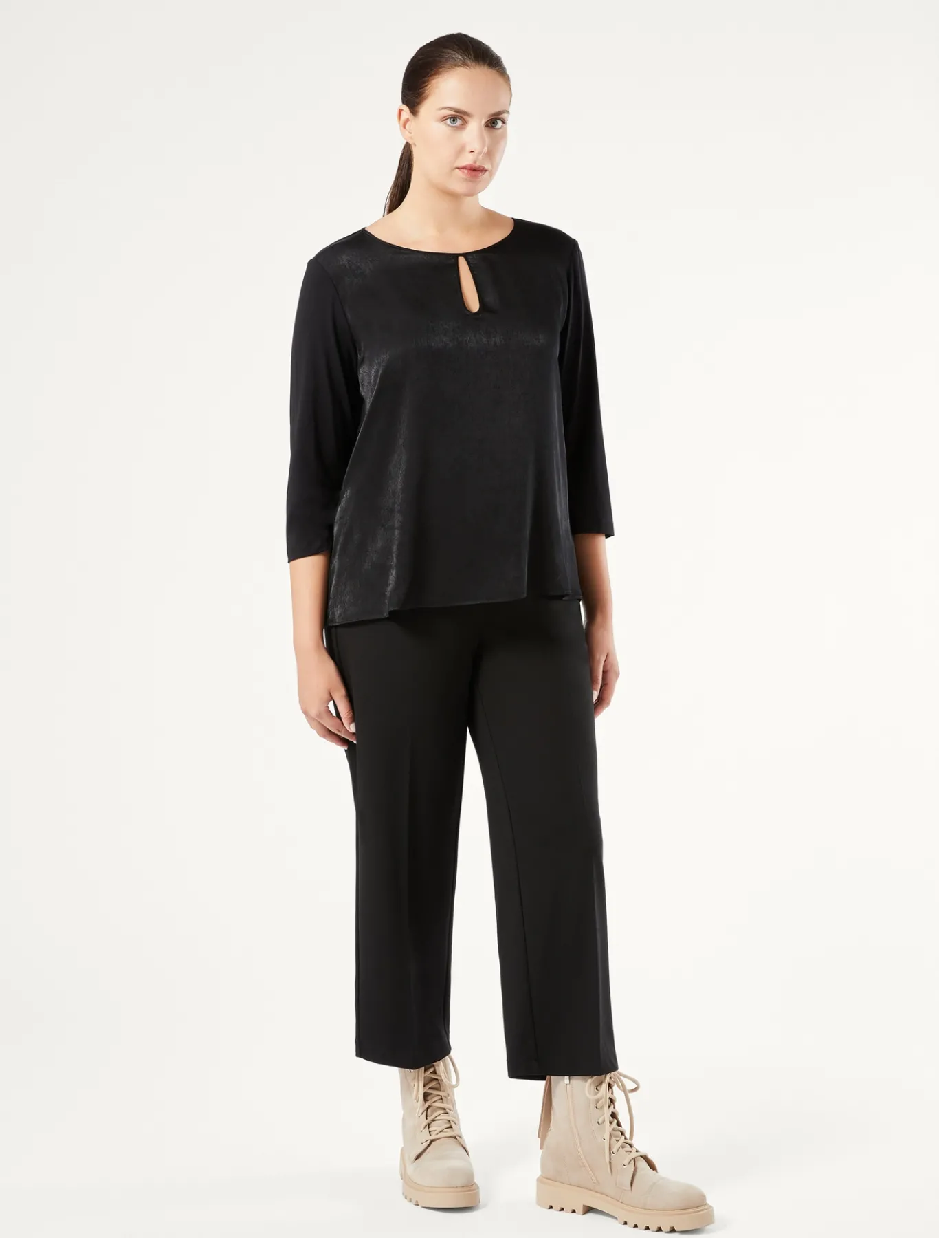 Marina Rinaldi Pantaloni & Jeans | Pantaloni & Jeans*Pantaloni in jersey punto Milano NERO