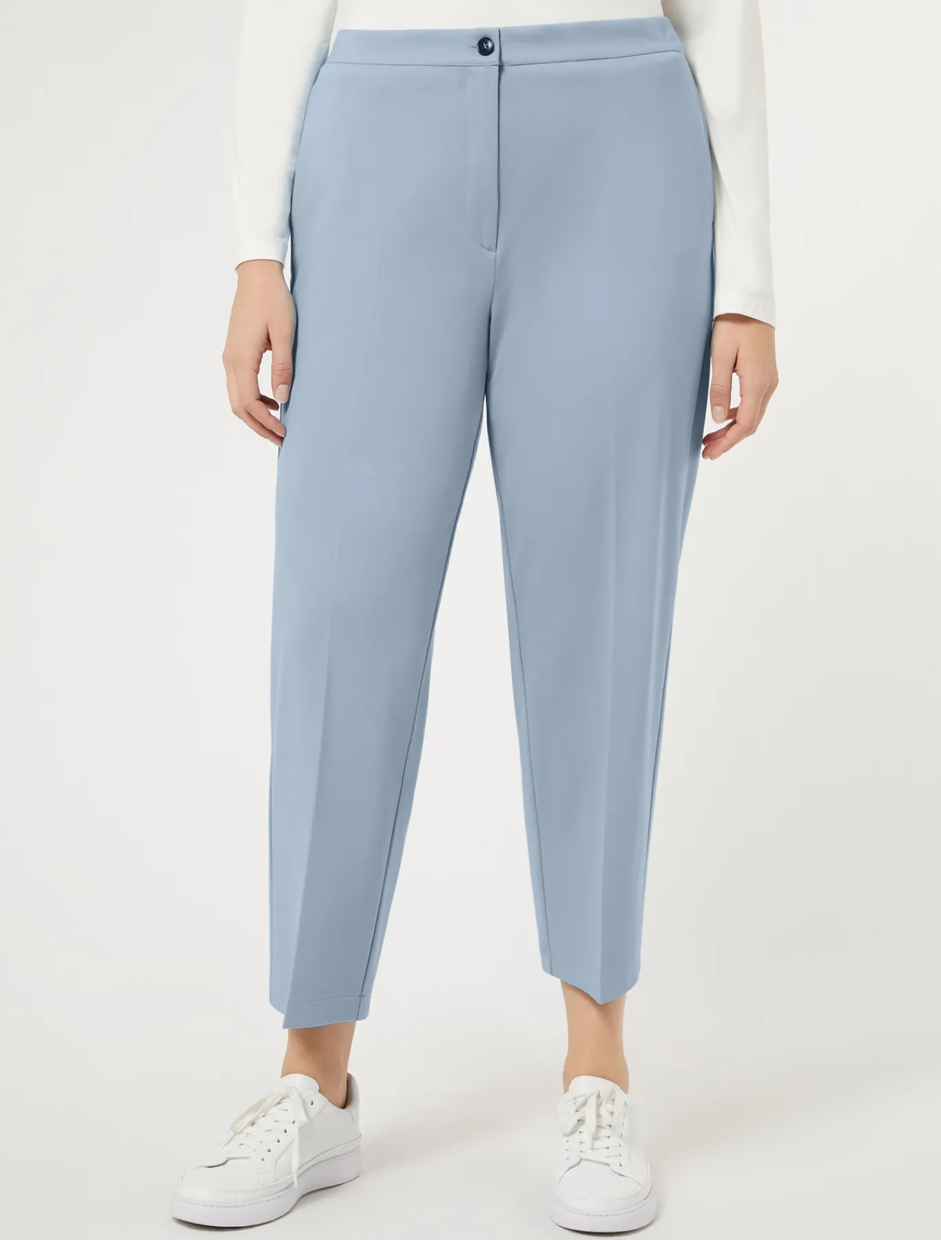 Marina Rinaldi Pantaloni & Jeans | Pantaloni & Jeans*Pantaloni in jersey punto Milano AZZURRO