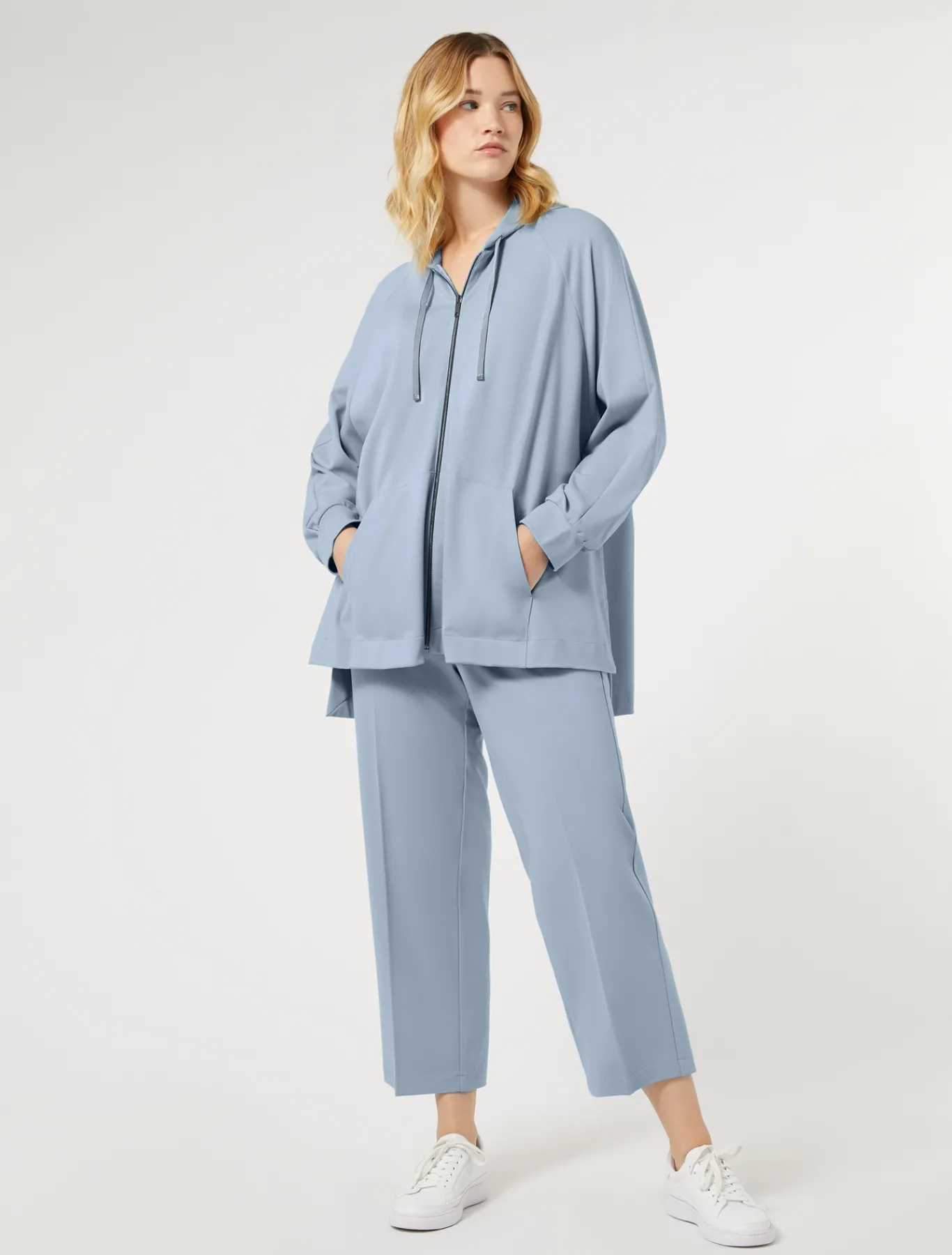 Marina Rinaldi Pantaloni & Jeans | Pantaloni & Jeans*Pantaloni in jersey punto Milano AZZURRO