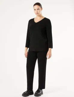 Marina Rinaldi Pantaloni & Jeans | Pantaloni & Jeans*Pantaloni in lana e lurex NERO