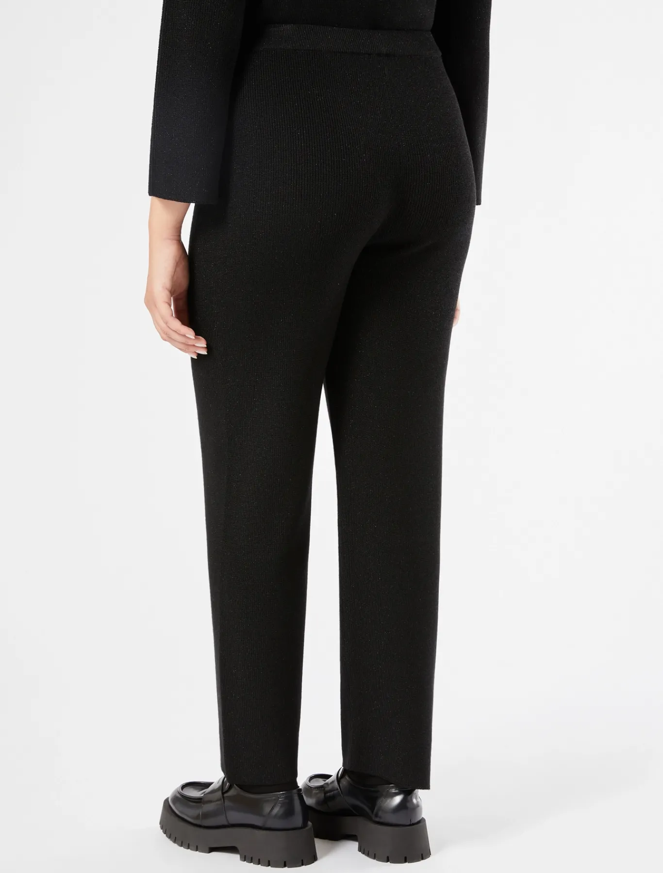 Marina Rinaldi Pantaloni & Jeans | Pantaloni & Jeans*Pantaloni in lana e lurex NERO