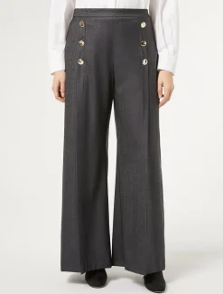 Marina Rinaldi Pantaloni & Jeans | Pantaloni & Jeans*Pantaloni in lana e seta BLUEJEANS