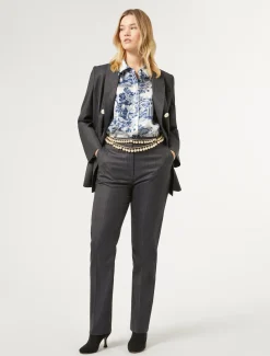 Marina Rinaldi Pantaloni & Jeans | Pantaloni & Jeans*Pantaloni in lana e seta BLUEJEANS