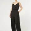 Marina Rinaldi Pantaloni E Gonne | Collezione Elegante*Pantaloni in levantina con strass NERO