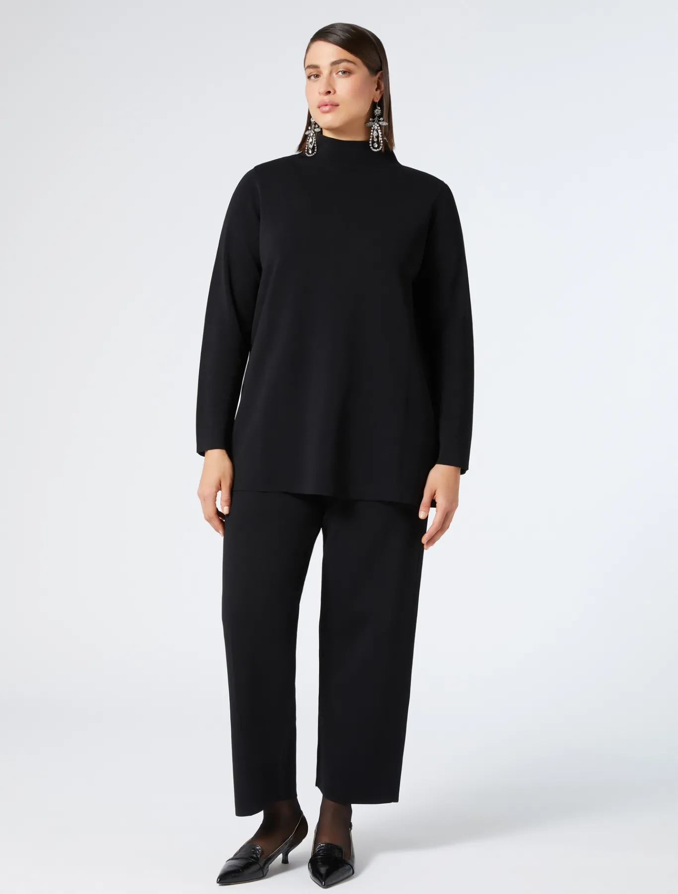Marina Rinaldi Pantaloni & Jeans | Pantaloni & Jeans*Pantaloni in maglia NERO