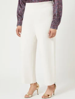Marina Rinaldi Pantaloni & Jeans | Pantaloni & Jeans*Pantaloni in maglia BIANCOAVORIO