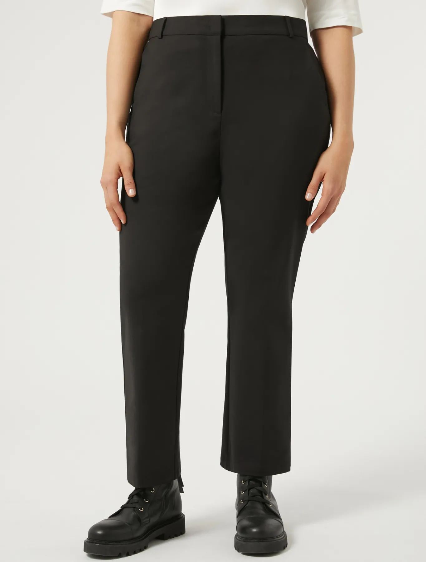 Marina Rinaldi Pantaloni & Jeans | Pantaloni & Jeans*Pantaloni in misto cotone stretch NERO