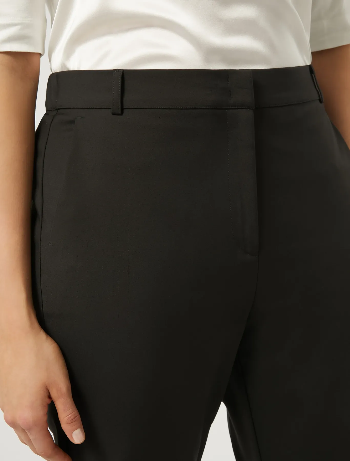 Marina Rinaldi Pantaloni & Jeans | Pantaloni & Jeans*Pantaloni in misto cotone stretch NERO
