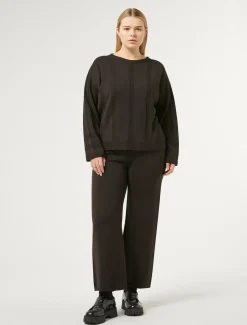 Marina Rinaldi Pantaloni & Jeans | Pantaloni & Jeans*Pantaloni in misto lana MARRONEBORDEAUX