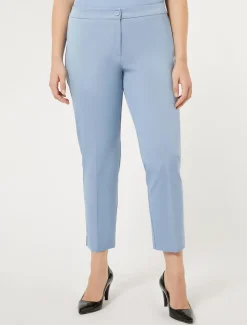 Marina Rinaldi Pantaloni E Gonne | Pantaloni & Jeans*Pantaloni in ottoman AZZURRO